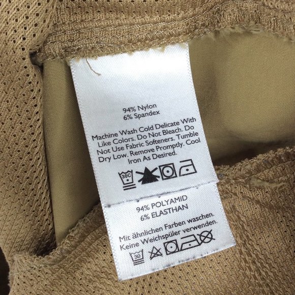 Eddie Bauer Chino Shorts Mens Size 42 Stretch Nylon Outdoor Travel - Picture 7 of 7